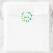 Sticker Rond Saint Patrick's Day (Sac)
