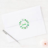 Sticker Rond Saint Patrick's Day (Enveloppe)