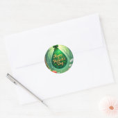 Sticker Rond Saint Patrick's Day (Enveloppe)