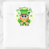 Sticker Rond Saint Patrick's Day (Sac)