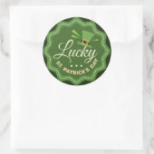 Sticker Rond Saint Patrick's Day (Sac)