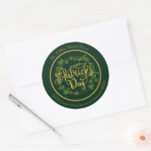 Sticker Rond Saint Patrick's Day (Enveloppe)