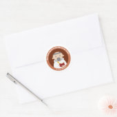 Sticker Rond Saint Peter Damian (Enveloppe)