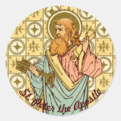 Sticker Rond Saint Pierre l'Apôtre (RLS 14) (Devant)