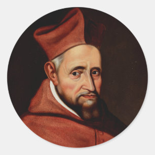 Sticker Rond Saint Robert Bellarmin Patron des canonistes