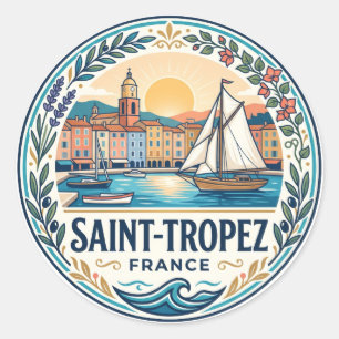 Sticker Rond Saint-Tropez France