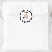 Sticker Rond Saint-Vache Pays ferme Anniversaire (Sac)