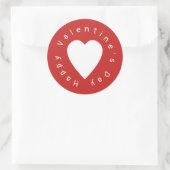 Sticker Rond Saint Valentin (Sac)