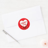 Sticker Rond Saint Valentin (Enveloppe)