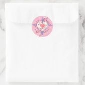 Sticker Rond Saint-Valentin (Sac)