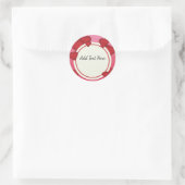 Sticker Rond Saint Valentin (Sac)