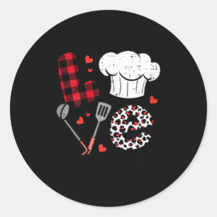 Sticker Rond Saint-Valentin Amour Dame de Cantine Vie École Caf