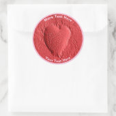 Sticker Rond Saint Valentin - Mars (Sac)