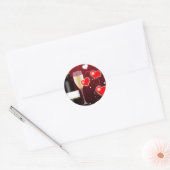 Sticker Rond Saint Valentin ou occasion spéciale (Enveloppe)
