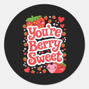 Sticker Rond Saint-Valentin Tu Es Très Mignon T Shirt