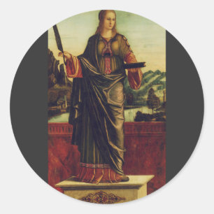 Sticker Rond Sainte Anastasia de Rome Art de luxe