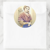 Sticker Rond Sainte Bernadette Soubirous (Sac)