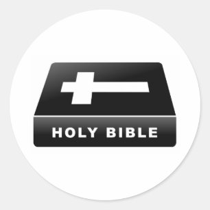 Sticker Rond Sainte Bible
