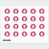 Sticker Rond Sainte-Catherine de Sienne (Feuille)