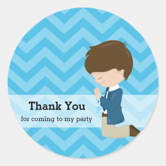 Sticker Rond Sainte Communion (Devant)