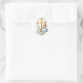 Sticker Rond Sainte Croix et Cupidon (Sac)