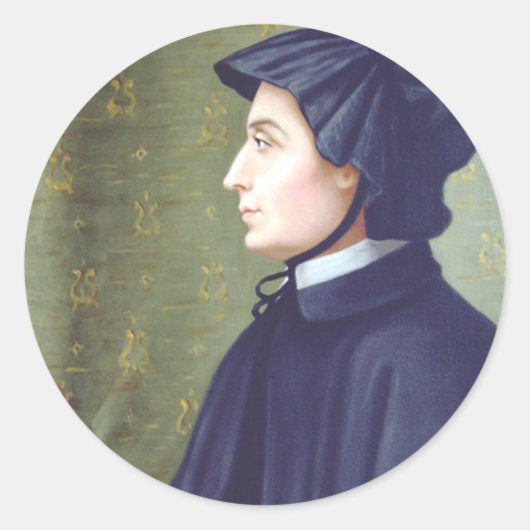 Sticker Rond Sainte Elizabeth Ann Seton (Devant)