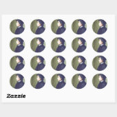 Sticker Rond Sainte Elizabeth Ann Seton (Feuille)