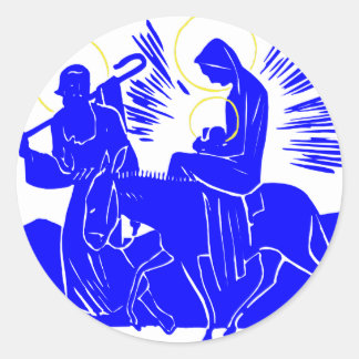 Sticker Rond Sainte Famille