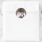 Sticker Rond Sainte Kateri Tekakwitha (Sac)