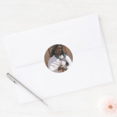 Sticker Rond Sainte Kateri Tekakwitha (Enveloppe)