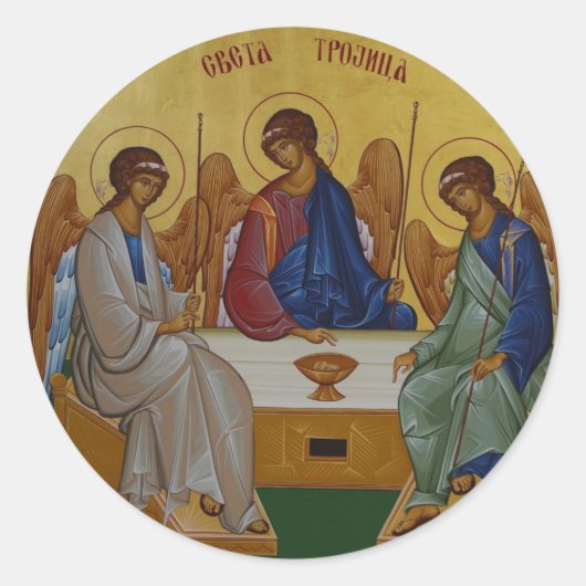 Sticker Rond Sainte Trinité (Devant)