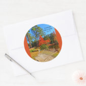 Sticker Rond Saison Automne Écriture Inspirante Bible Verse (Enveloppe)