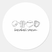 Sticker Rond Saison Bysebyll Esprit de l'école (Devant)