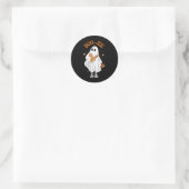 Sticker Rond Saison Cute Ghost Halloween Boujee Boo Jee (Sac)