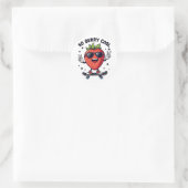 Sticker Rond Saison de fraises Cool Berry (Sac)