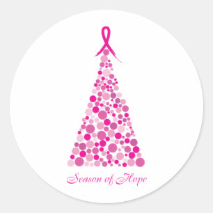 Sticker Rond Saison de l'espoir - Cancer du sein