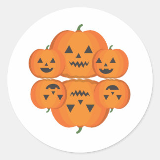 Sticker Rond saison des épices citrouilles, épices citrouilles