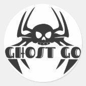 Sticker Rond Saison Éffrayante de Ghost Go (Devant)