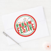 Sticker Rond Saison Festive de Feelin (Enveloppe)