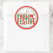 Sticker Rond Saison Festive de Feelin (Sac)