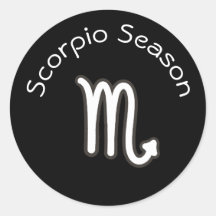 Saison Scorpienne Astrologie Zodiac Signal Noir