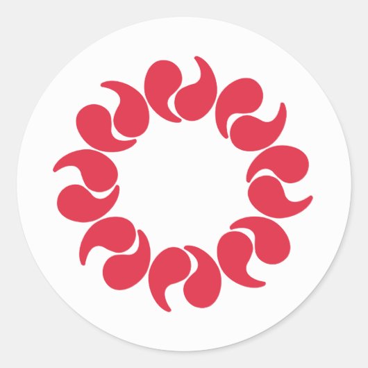 Sticker Rond Saitama (Devant)