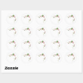 Sticker Rond Sakura Blossoms (Feuille)
