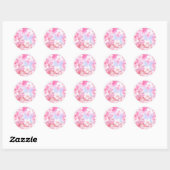 Sticker Rond Sakura Dreams (Feuille)