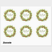 Sticker Rond Salade Bliss (Feuille)
