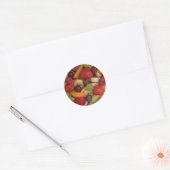 Sticker Rond Salade de fruits, gros plan (Enveloppe)