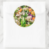Sticker Rond Salade mixte (Sac)