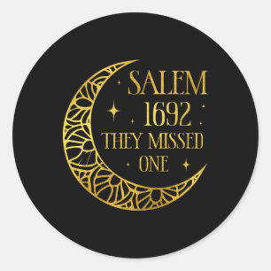 Sticker Rond Salem 1962 Vous Avez Manqué Une Sorcière Féministe