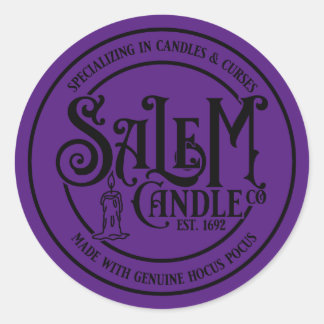 Sticker Rond Salem Candle Company