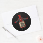 Sticker Rond Salem Satan (Enveloppe)